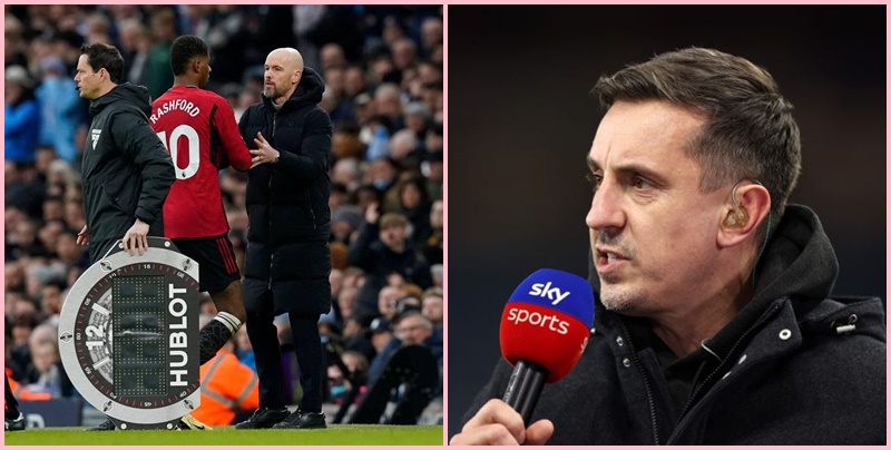 Marcus Rashford đã ghi siêu phẩm vào lưới Man City