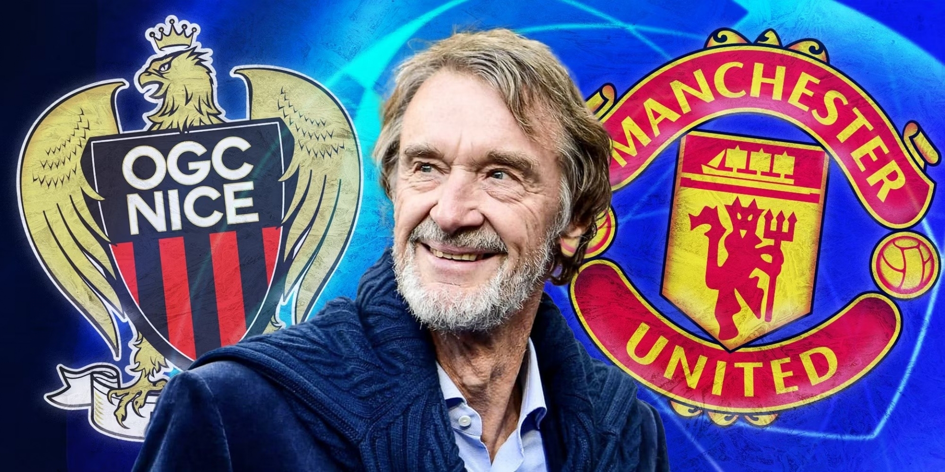 Sir Jim Ratcliffe sở hữu cả 2 câu lạc bộ Man Utd và Nice